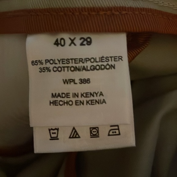 Haggar Classic Khaki 40‎ x 27 Plain Front no Iron Pant - Picture 11 of 11